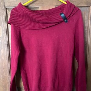 Jeanne Pierre sweater. NWT. Size small. Color is burgundy.